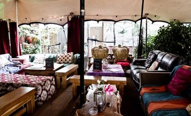 Enjoy a drink in this relaxed area.