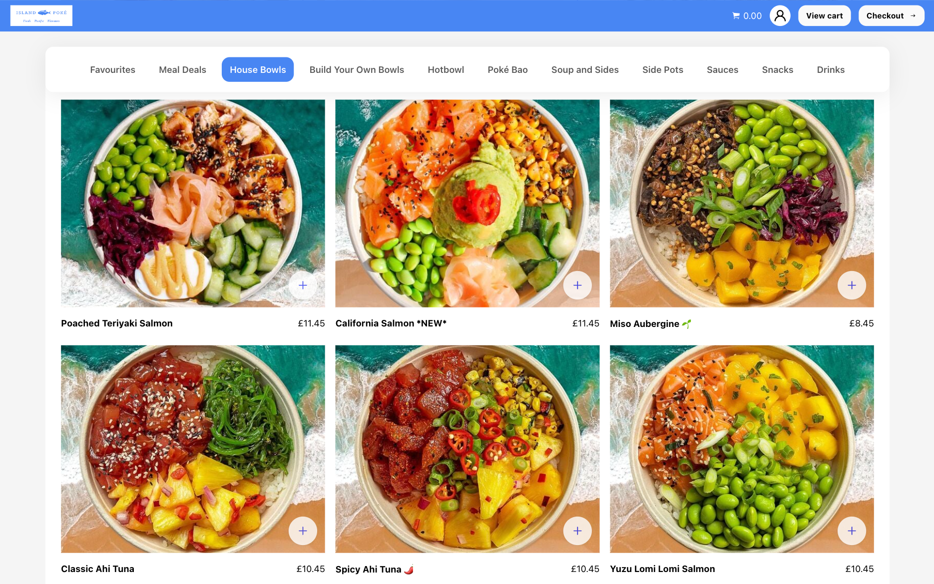 island poke menu